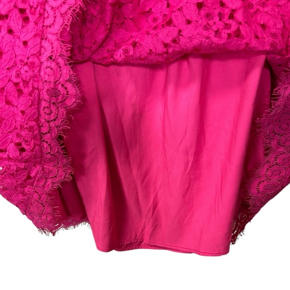 Lovers + Friends - NWT, Women’s Mini Lace ‘Rosanna’ Dress - Paradise Pink Medium - Picture 13 of 17